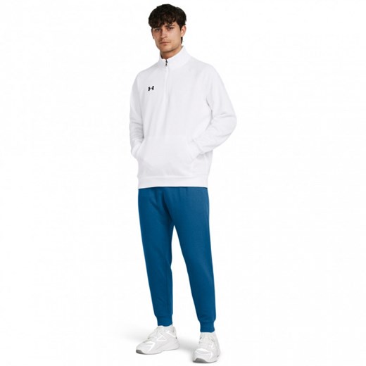 Męskie spodnie dresowe Under Armour UA Rival Fleece Joggers - niebieskie Under Armour S promocyjna cena Sportstylestory.com