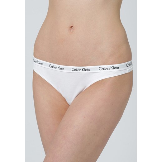 Calvin Klein Underwear CAROUSEL Stringi white zalando rozowy bez wzorów/nadruków