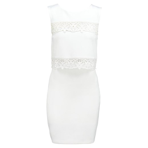 Miss Selfridge Sukienka letnia white zalando bialy abstrakcyjne wzory