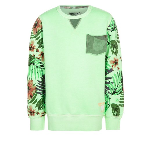 Vingino Bluza soft neon green zalando mietowy abstrakcyjne wzory