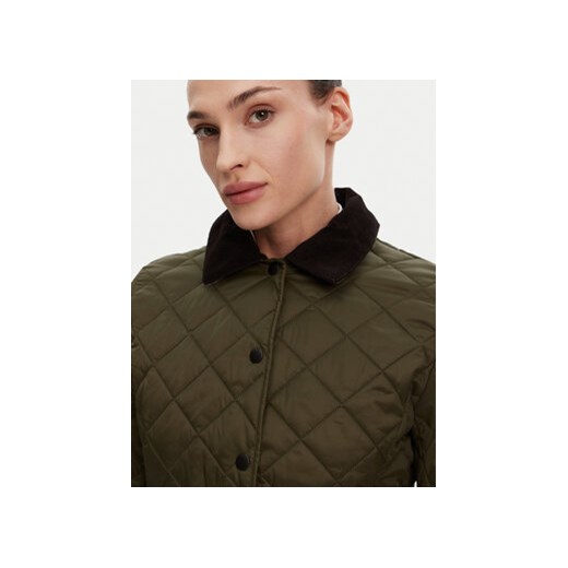 Barbour Kurtka przejściowa Deveron LQU1012OL51 Zielony Regular Fit Barbour 42 MODIVO