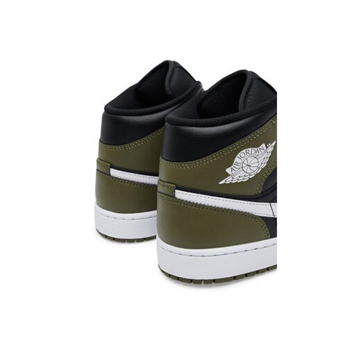 Nike Sneakersy Jordan 1 Mid DQ8426 103 Zielony Nike 43 MODIVO