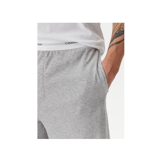 Calvin Klein Underwear Szorty piżamowe 000NM2707E Szary Regular Fit Calvin Klein Underwear L MODIVO