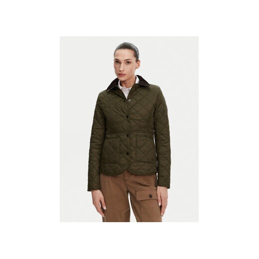 Barbour Kurtka przejściowa Deveron LQU1012OL51 Zielony Regular Fit ze sklepu MODIVO w kategorii Kurtki damskie - zdjęcie 178769891