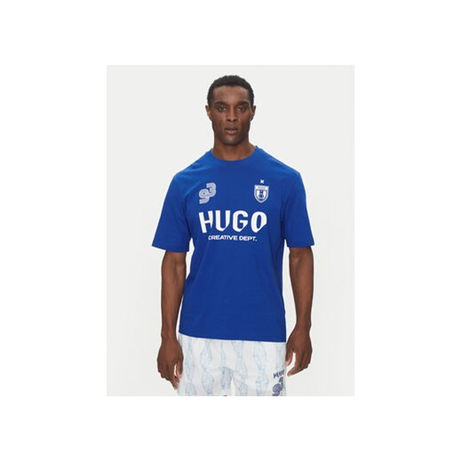 HUGO T-Shirt Nebulop 50541252 Niebieski Regular Fit S MODIVO