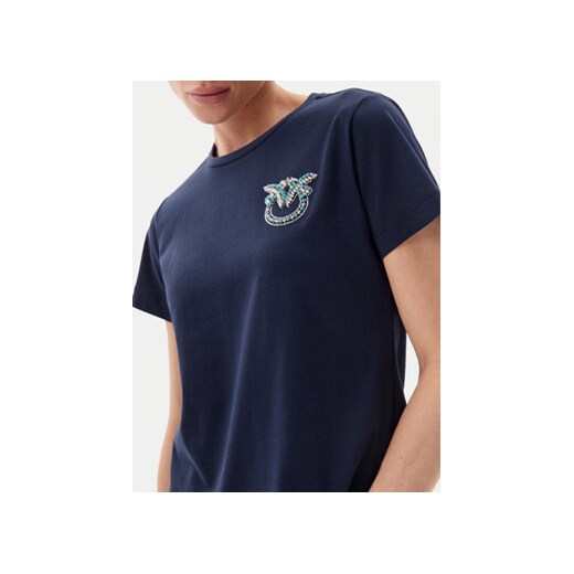PINKO T-Shirt Nambrone 103320 A2G7 Granatowy Regular Fit Pinko XS MODIVO