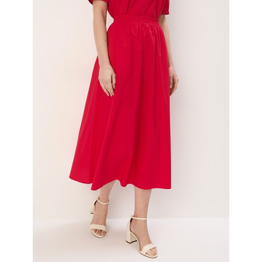 Mohito - Bawełniana spódnica midi - czerwony Mohito 38 Mohito