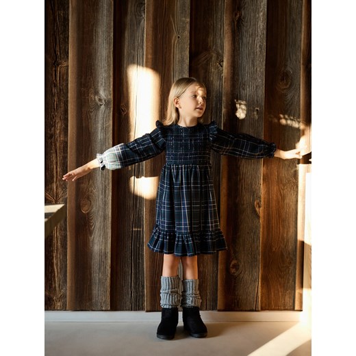 Reserved - Sukienka w kratę - inny ze sklepu Reserved w kategorii Sukienki dziewczęce - zdjęcie 178774063