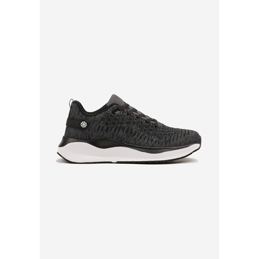 Szare Buty Sportowe Sneakersy z Tłoczoną Cholewką Vivarinda ze sklepu born2be.pl w kategorii Buty sportowe męskie - zdjęcie 178774581