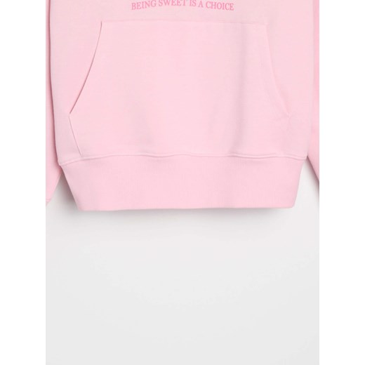 Sinsay - Bluza z nadrukiem - różowy Sinsay XXL Sinsay