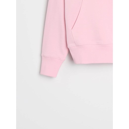 Sinsay - Bluza z nadrukiem - różowy Sinsay S Sinsay