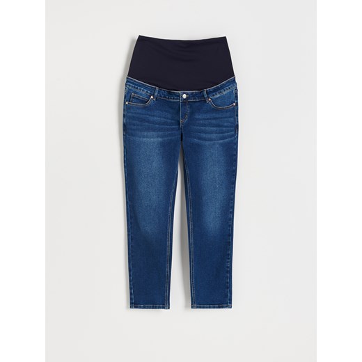 Reserved - Jeansy mom fit - niebieski ze sklepu Reserved w kategorii Jeansy damskie - zdjęcie 178782330