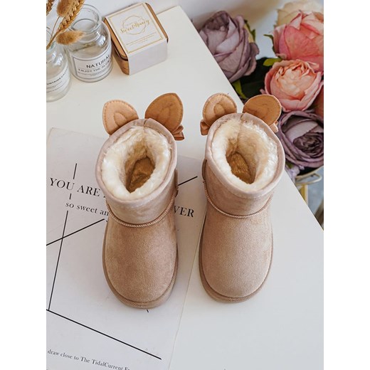 Buty zimowe dziecięce Rock & Joy tkaninowe
