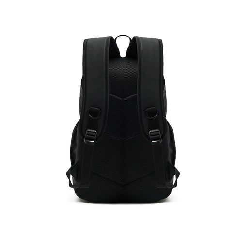 Cropp - Czarny plecak miejski z efektem skóry - czarny Cropp Uniwersalny Cropp