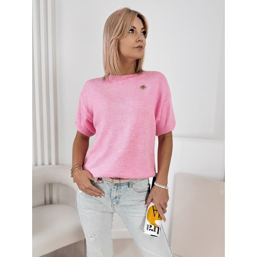 sweter maura różowy one size ze sklepu UBRA w kategorii Swetry damskie - zdjęcie 178784871