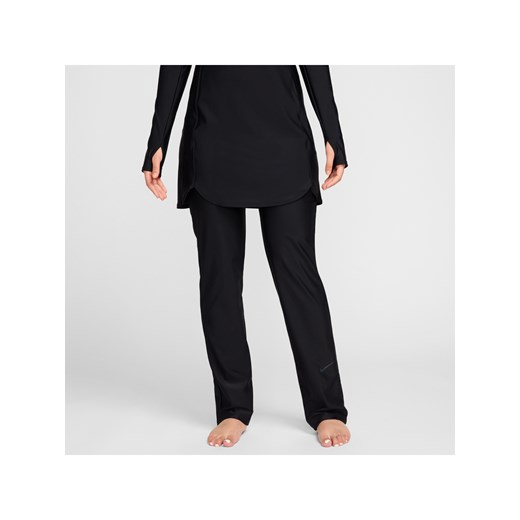 Damskie proste legginsy Nike Swim Victory - Czerń ze sklepu Nike poland w kategorii Spodnie damskie - zdjęcie 178785150