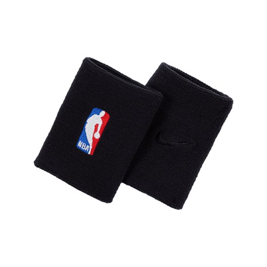 Opaski na nadgarstek do koszykówki Nike Dri-FIT NBA (1 para) - Czerń ze sklepu Nike poland w kategorii Dodatki męskie - zdjęcie 178785171