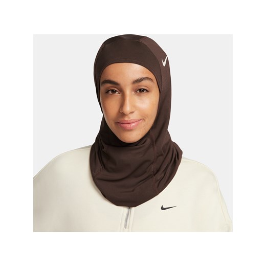 Hidżab 2.0 Nike Pro - Brązowy Nike M/L wyprzedaż Nike poland