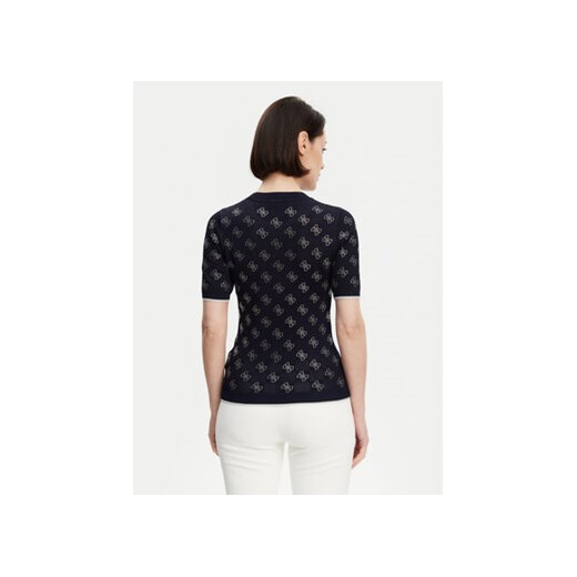 Guess Sweter W5GR20 Z3D60 Granatowy Regular Fit Guess XXL MODIVO