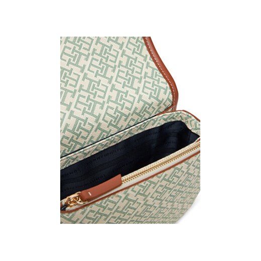 Tommy Hilfiger Torebka Th Monoplay Leather Saddle Bag AW0AW17414 Zielony Tommy Hilfiger uniwersalny MODIVO