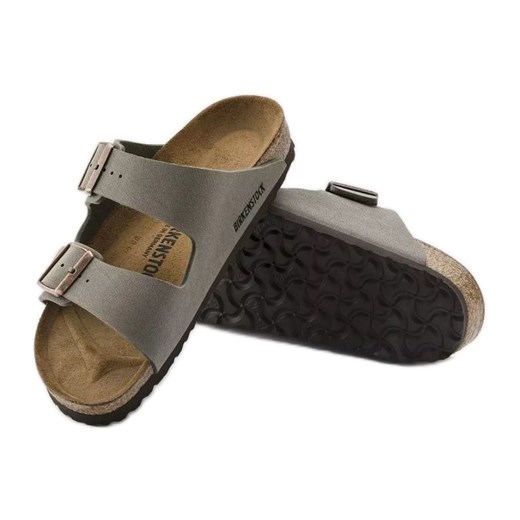 Klapki BIRKENSTOCK Arizona Bs 0151213 brązowe ze sklepu ButyModne.pl w kategorii Klapki damskie - zdjęcie 178786692