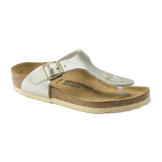 Klapki Birkenstock Gizeh Bs Jr 1015592 żółte ze sklepu ButyModne.pl w kategorii Klapki damskie - zdjęcie 178786700