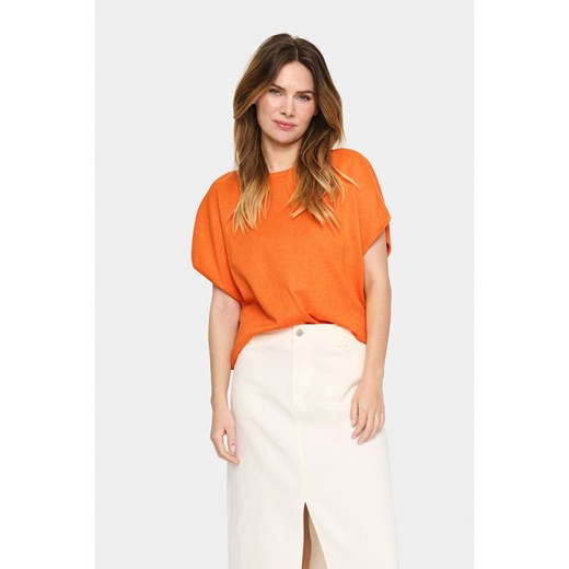 SAINT TROPEZ Sweter &quot;Mila&quot; w kolorze pomarańczowym ze sklepu Limango Polska w kategorii Swetry damskie - zdjęcie 178788142
