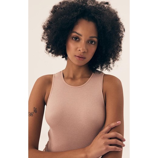 Henderson różowe body prążkowane Nazli 42837-39X, Kolor różowy, Rozmiar L, Henderson ze sklepu Intymna w kategorii Body damskie - zdjęcie 178788762