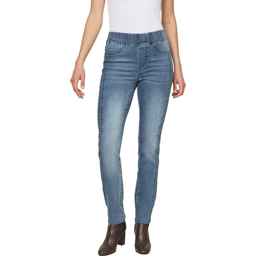 Heine Dżinsy - Slim fit - w kolorze niebieskim ze sklepu Limango Polska w kategorii Jeansy damskie - zdjęcie 178789082