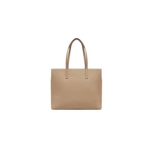 Calvin Klein Torebka Ck Must Medium Shopper W/Pocket K60K613019 Beżowy Calvin Klein uniwersalny MODIVO
