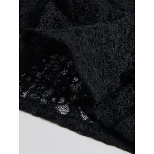 Reserved - Dzianinowe spodnie flare - czarny Reserved S Reserved