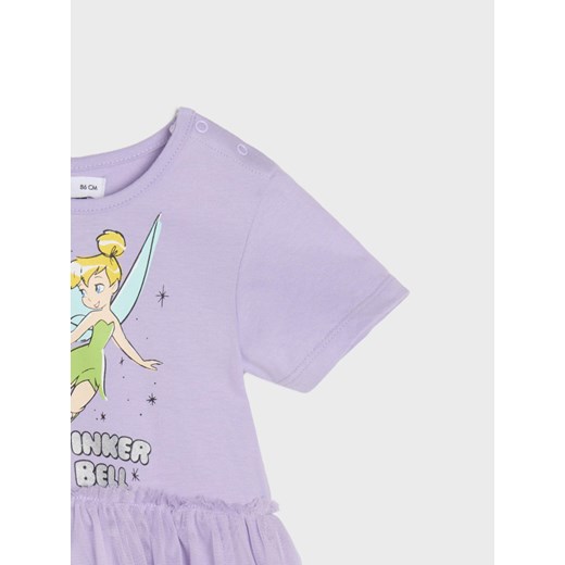 Sinsay - Sukienka Peter Pan - niebieski Sinsay 104 Sinsay