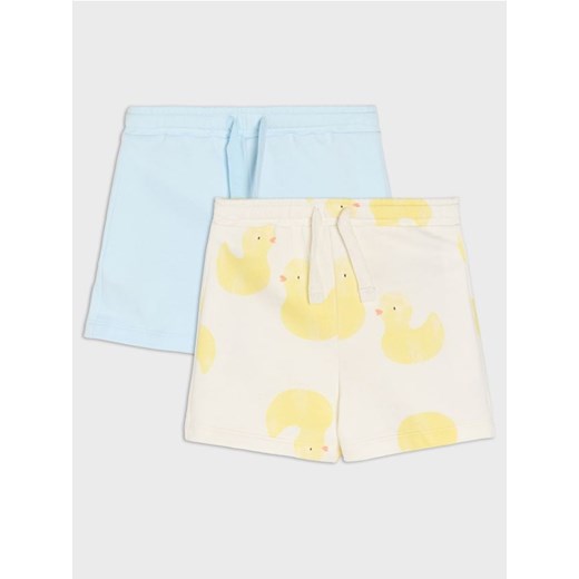 Sinsay - Szorty 2 pack - kremowy - id: 188DG-01X - marki Sinsay - 178801693 Sinsay - Szorty 2 pack - kremowy ze sklepu Sinsay w kategorii Spodenki dziewczęce - zdjęcie 178801693