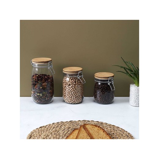 COOK CONCEPT Słoik w kolorze jasnobrązowym - 1 l ze sklepu Limango Polska w kategorii Pojemniki kuchenne - zdjęcie 178804701