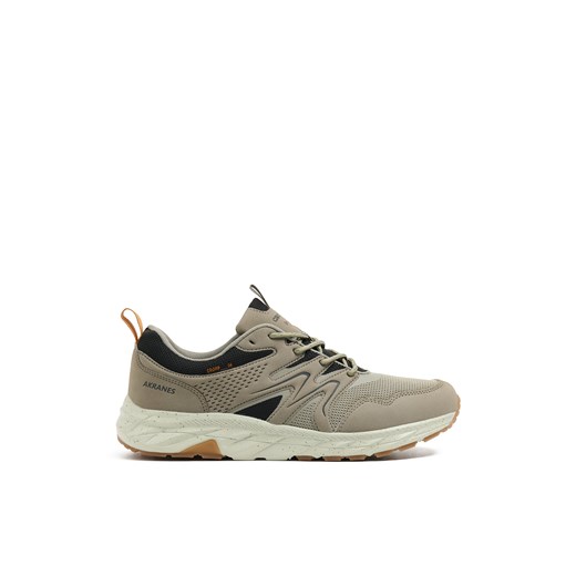 Cropp - Sportowe sneakersy o niskim fasonie - zielony ze sklepu Cropp w kategorii Buty sportowe męskie - zdjęcie 178805281