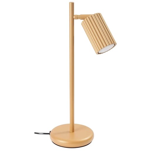 Złota loftowa lampka biurkowa - D300 P6-E48 ze sklepu Edinos.pl w kategorii Oświetlenie - zdjęcie 178806203