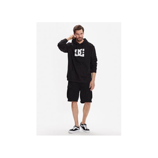 DC Bluza ADYSF03099 Czarny Relaxed Fit XL MODIVO