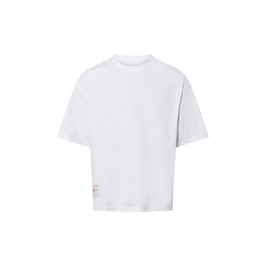 Alpha Industries Koszulka męska - Studio Edition Mężczyźni Bawełna biały jednolity ze sklepu vangraaf w kategorii T-shirty męskie - zdjęcie 178806810