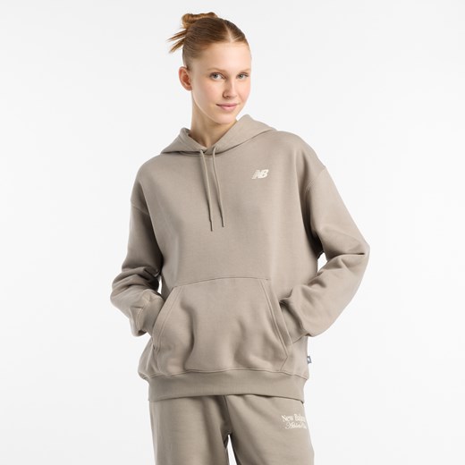 Bluza damska New Balance WT51947DOK – beżowa ze sklepu New Balance Poland w kategorii Bluzy damskie - zdjęcie 178807804