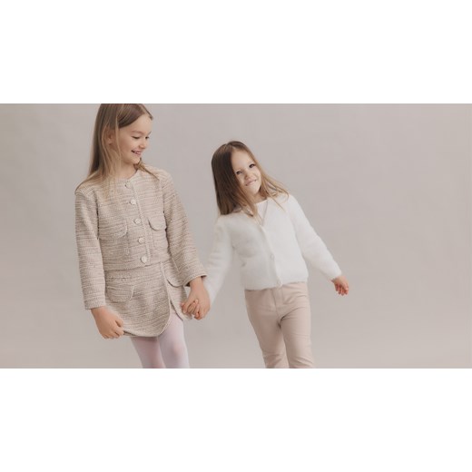 Reserved - Tweedowa marynarka z kieszeniami - wielobarwny Reserved 140 (9 lat) Reserved