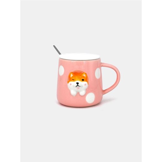 Sinsay - Kubek w zestawie z łyżeczką - wielobarwny Sinsay One Size Sinsay