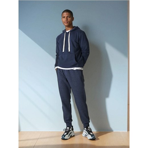 Sinsay - Spodnie dresowe jogger - granatowy Sinsay XXL Sinsay
