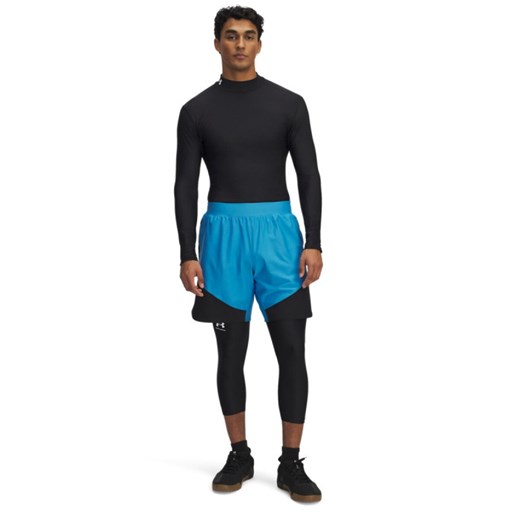 Męskie spodenki treningowe Under Armour UA Vanish Elite Hybrid Short - niebieskie ze sklepu Sportstylestory.com w kategorii Spodenki męskie - zdjęcie 178810134