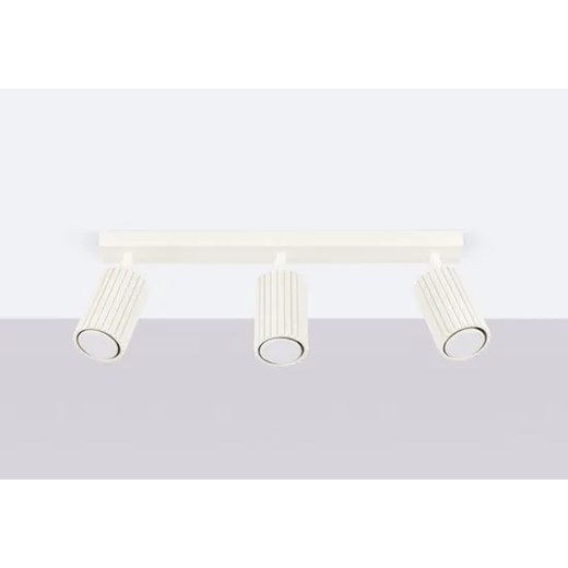 Beżowa trzypunktowa lampa sufitowa - D307-Avium Lumes One Size Edinos.pl