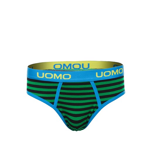 UOMO 7106 SLIPY MĘSKIE ZIELONE - zielony ozonee-pl zielony slipy
