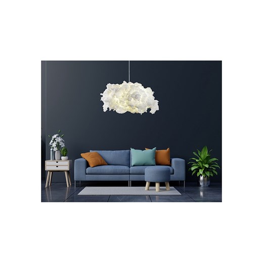 Opviq Lampa wisząca w kolorze białym - wys. 80 x Ø 60 cm ze sklepu Limango Polska w kategorii Oświetlenie - zdjęcie 178813090