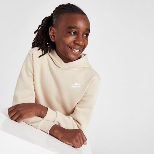 NIKE BLUZA Z KAPTUREM K NSW CLUB FLC HDY BOY ze sklepu JD Sports  w kategorii Bluzy chłopięce - zdjęcie 178814031