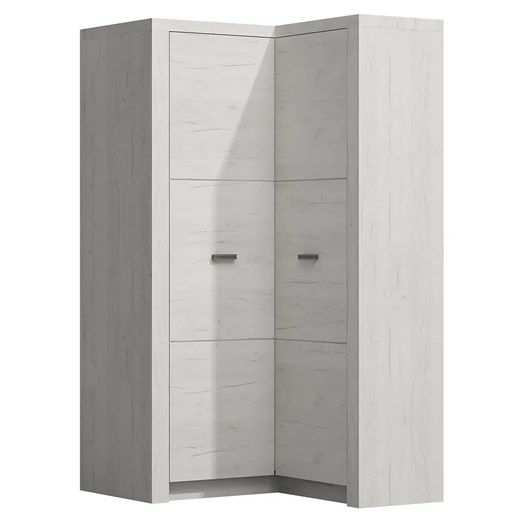 Garderoba Narożna Biały Kraft K2-B93 ze sklepu Edinos.pl w kategorii Szafy - zdjęcie 178815724