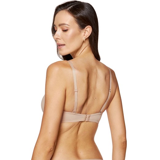 Gorteks beżowy biustonosz usztywniany gładki Carolina B5, Kolor beżowy, Rozmiar 75C, Gorteks ze sklepu Intymna w kategorii Biustonosze - zdjęcie 178815864