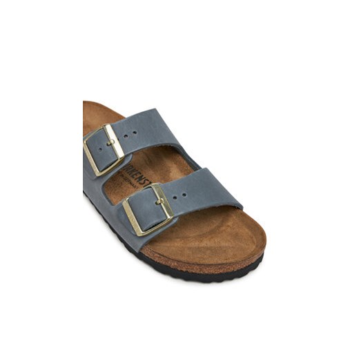 Klapki damskie BIRKENSTOCK bez zapięcia letnie płaskie 